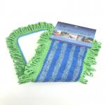 Customized Blue Industrial Quickie Dry Mop 500gsm Tassel Mop Pad Heads