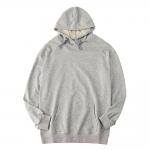 Fleece Cotton Polyester Mens Oversized Pullover Hoodie Ribbon Bottom Multi Color for sale