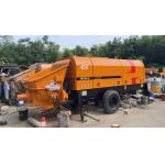 7260×2125×2685 Used Concrete Trailer Pump With Rexroth Kawasaki Oil Pump for sale