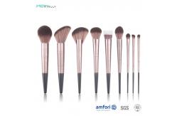 China OEM Long Ferrule 9 Piece Makeup Brush Set For Eye Shadow supplier
