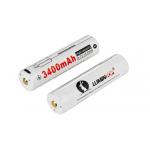 Micro USB Rechargeable Flashlight Batteries 3.7V 3400mAh High Capacity for sale