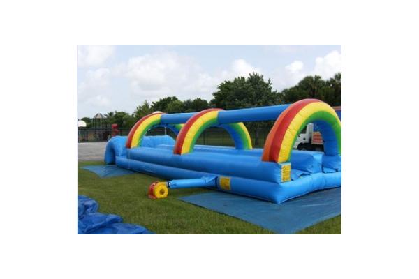 inflatable tropical slide ,2013 hottest inflatable slip slides for child