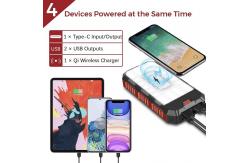 China Solar System Power Bank Solar Panel Phone Charger 5000mAh 100000mAh ABS Material supplier
