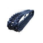 Mini Robot Rubber Tracks With Customized Wheels 123mm Width for sale