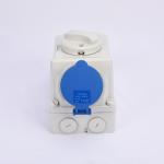 IP44 3P 16A 220V Industrial Mechanical Interlock Switch Socket 6H