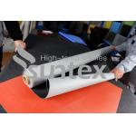PU Impregnated Cloth Rubber Coated Fiberglass Fabric For Expansion Joint for sale
