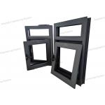 Fireproof Broken Bridge Aluminum Window Triple Glazing With Foam Technology for sale