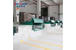 China Hydraulic Dock Leveler Load And Unload Goods Green 220V supplier