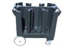China Polyethylene Adjustable Dish Caddy Conveniently Transport Store Plates supplier