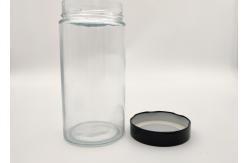 China Glass 1000ML Empty Honey Jars Transparent Glass Honey Containers supplier