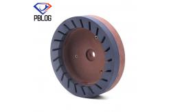 China Glass Ceramic Slate Processing Diamond Resin Grinding Wheel For Beveling Machine supplier