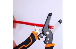 China 132g Alloy Steel Wire Strippers Wire Soft Handle Cutting And Stripping Wire supplier