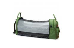 China Waterproof Wet Custom Logo Mommy Baby Diaper Bag With Changing Bed supplier
