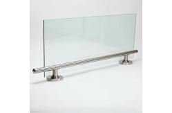 China High-Strength Stainless Steel Handrails with 12mm Toughened Glass Support supplier