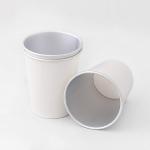 Custom Logo Aluminium Paper Cup Single Wall Eco Friendly  For Drinking for sale
