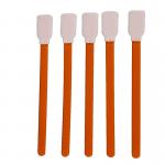 100pcs/bag PS707 Cleanroom Industrial Cleaning Sterile Double Layered Polyester Knit Head Gun Cleaner Swab for sale