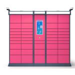 Electronic Parcel Storage Locker Smart Laundry Delivery Locker With Display