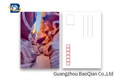 China Landscape Lenticular Postcards Printing , 3D Printing Images PET / PP Material supplier