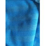 160cm Width Warp Knitting Blue Eight Grid Microfiber Cleaning Cloth SGS