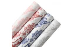 China European retro printed kraft paper flower packaging paper supplier