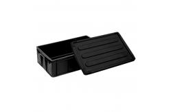 China Electronic ESD Safe Plastic Boxes SMT Rack Black PCB Packaging Boxes supplier