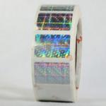 Digital Printing Permanent Hologram Anti Counterfeit Label Heat Resistant for sale