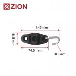 FTTH Combination Flat Cable Drop Clamp ZCSPC-10 - Durable and Reliable Clamp for FTTH Setups for sale