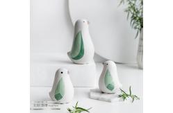 China Beautiful Ceramic Bird Glazed For Home Decoration Customize Nontoxic supplier