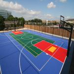 China PP interlocking tiles is suitable for outdoor basketball and tennis sport court manufacturer
