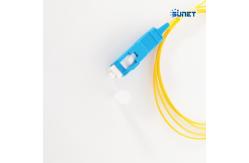 China CATV SM SX LSZH SC UPC 3.0mm Pigtail Optical Fiber supplier
