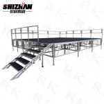 Performance Portable Adjustable Movable Small Stage Platform Event Aluminium Truss for sale