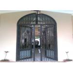 Customized Aluminium Security Door Frame With Powder Coating Grey ISO SGS for sale