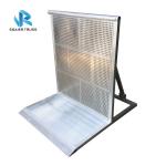Movable Temporary Concrete Barrier , Smooth Surface Folding Parking Barrier for sale
