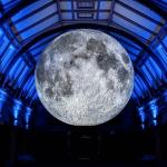 Giant Advertising Decoration Inflatable Moon Model Large Inflatable Moon Balloon with Led Light for sale