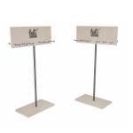 Customized Jewelry Display Rack Demountable Metal Jewellery Stand For Stores for sale