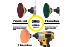 China 2 Extension Rod Drill Cleaning Brush Set 638g Power Drill Attachment Scrubber 50mm supplier