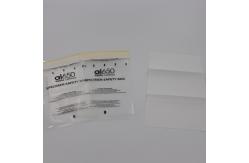 China Clear LDPE 95Kpa Transport Bag With Document Pouch supplier