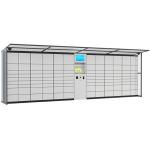 Intelligent Logistic Parcel Delivery Lockers , SMS Sending System Coin Operated Lockers for sale
