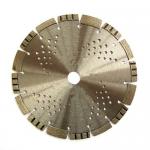 Synthetic Diamond Asphalt Cutting Blade Inclined Teeth Drop Segment Protection for sale