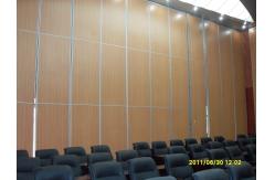 China Acoustic Folding Movable Conference Room Partition Wall with Wheels supplier