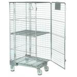 Security 3 Sides Roll Cage Trolley for Store Electric Spareparts for sale
