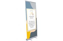 China Advertising Aluminum Material Outdoor Banner Display Roll Up Banner Stand supplier