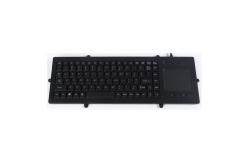 China Waterproof Panelmount Industrial Plastic USB PS/2 Keyboard with Touchpad Mouse supplier