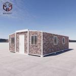 Lightweight Modular Fabricated Expanding Container House Shipping Home for sale