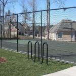 Galvanized Hole Cyclone 60x60 50ft Pvc Coated Chain Link Fencing High 1.8m for sale
