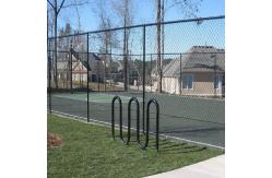 China Galvanized Hole Cyclone 60x60 50ft Pvc Coated Chain Link Fencing High 1.8m supplier