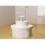 Eco Friendly Commercial Shop Shelving White Color For Shopping Mall for sale