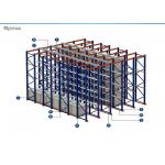 Robot Welding Very Narrow Aisle Pallet Racking , Warehouse Rack System Accessories Included