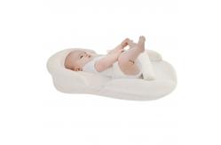 China Soft Organic Cotton Newborn Baby Pillow With Removable Slipcover supplier