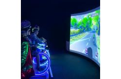 China Dynamic Racing Interactive Projection Game Outside Interactive Bike Game supplier
